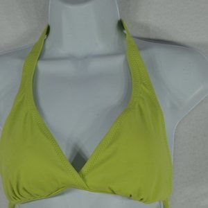 Smoothies Malibu Bikini Top Only L Green lima NWT